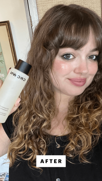 Allure commerce producer Sarah Hoffman after using the Crown Affair The Volumizing Shampoo